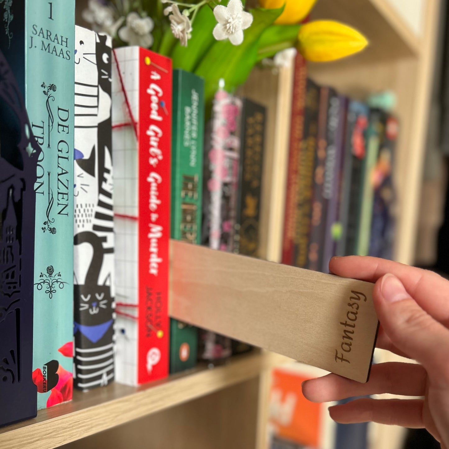 Boeken kast labels