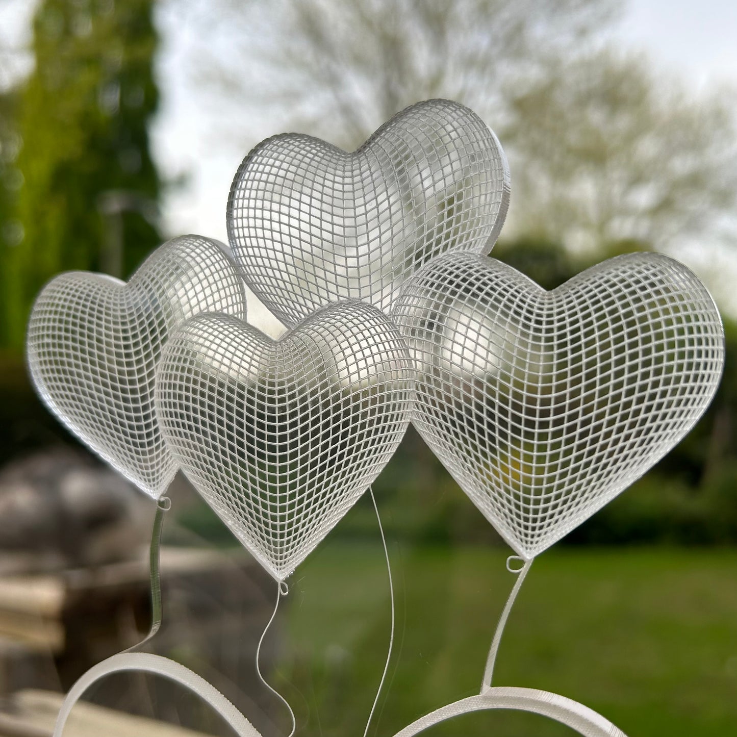 3D hartjes met namen - Led lamp