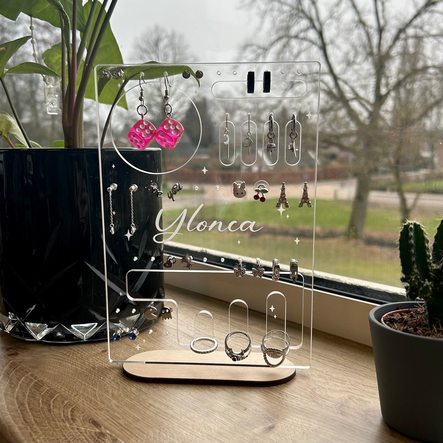 Sieraden rek met Naam