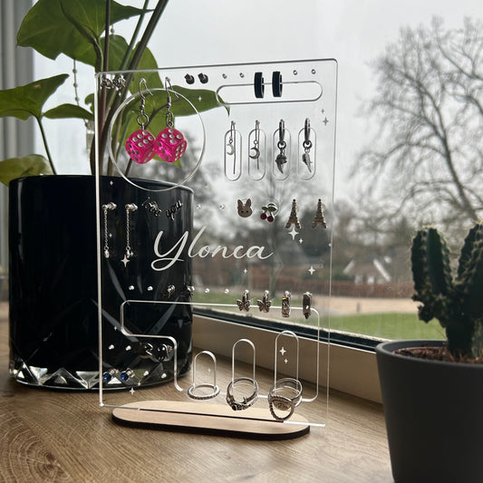Sieraden rek met Naam