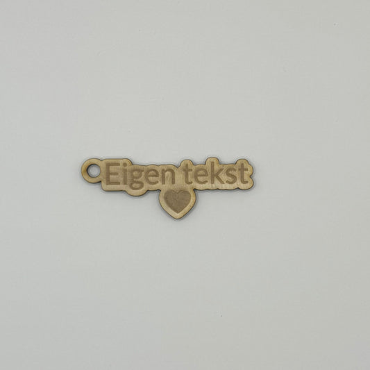Houten Sleutelhanger