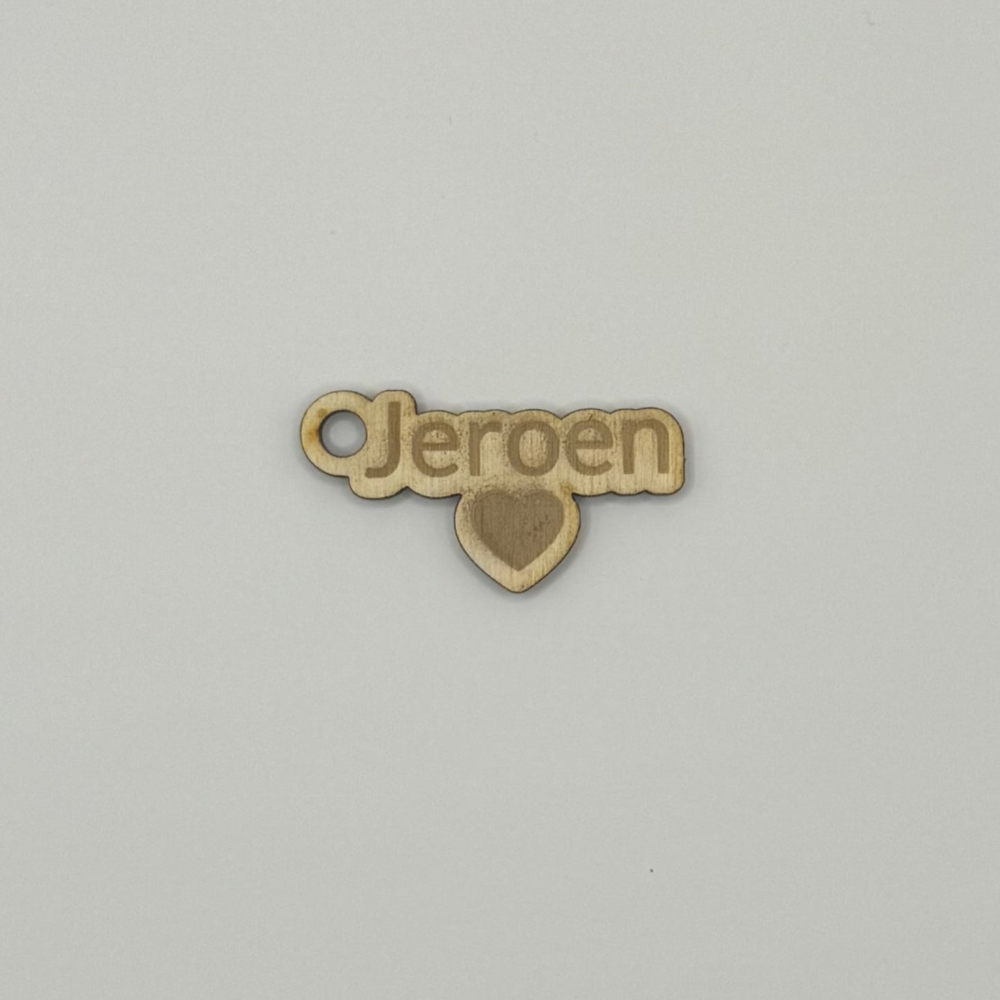 Houten Sleutelhanger