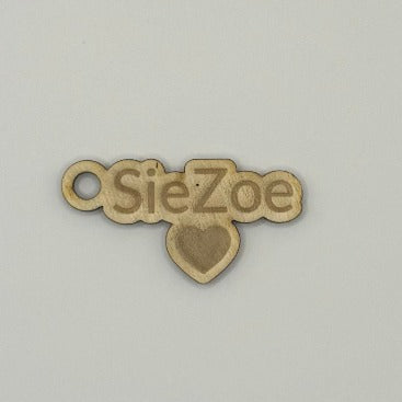 Houten Sleutelhanger