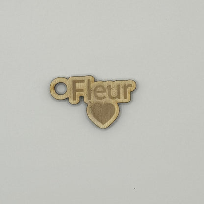 Houten Sleutelhanger