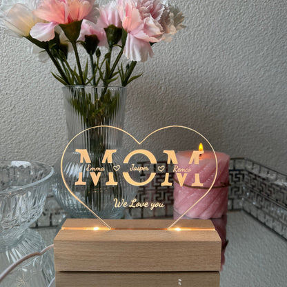 Moederdag - Lamp met namen