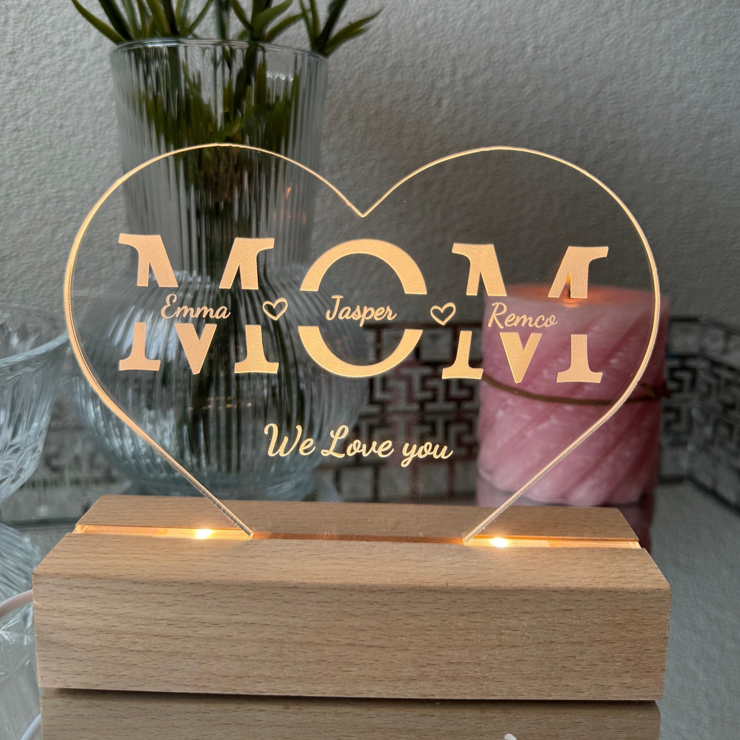 Moederdag - Lamp met namen