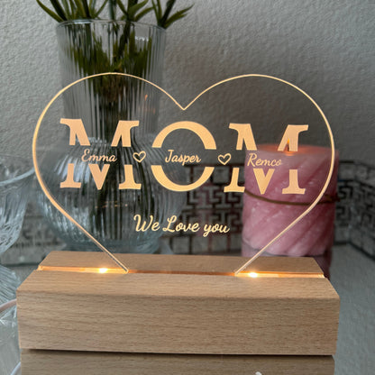 Moederdag - Lamp met namen