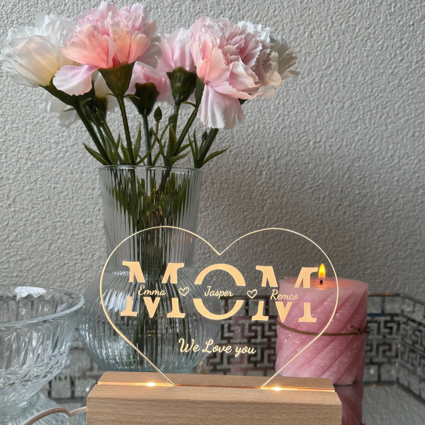 Moederdag - Lamp met namen